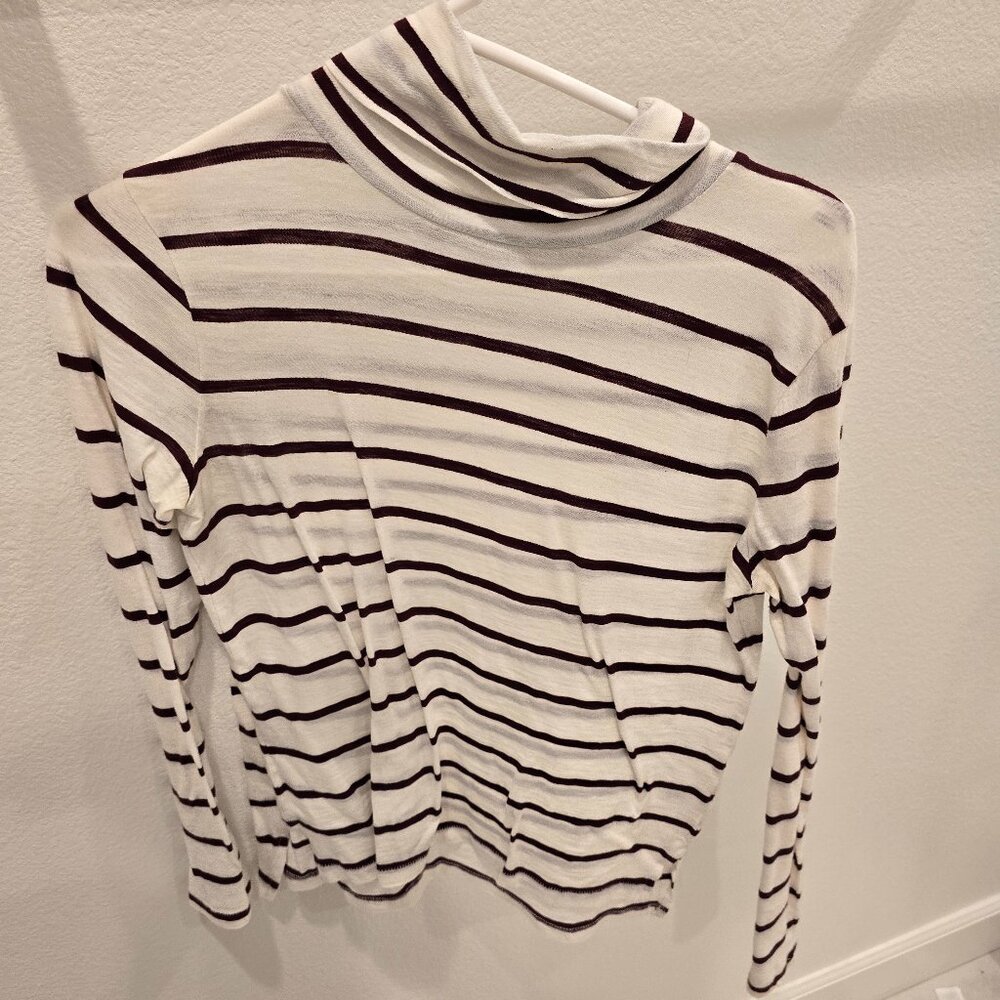 Madewell striped turtleneck